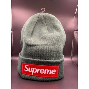 SUPREME NEW ERA BOX LOGO BEANIE PINE FW22 SHIPS NOW